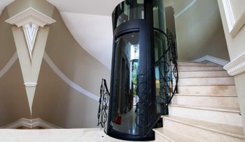 Rounded home lift