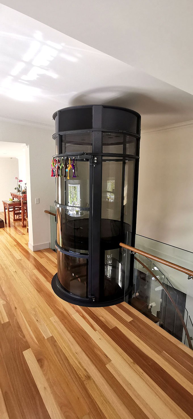 Rounded Home Lift in Brisbane (Smallest Home Lift We Offer)